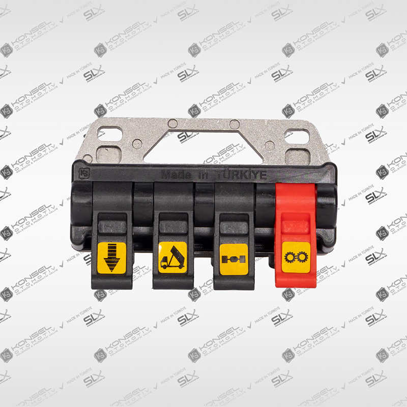 Dörtlü Havalı Damper Düğmesi